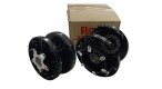 Royal Enfield Twins GT and Interceptor 650 Front and Rear Wheel Hub Assembly Black - SPAREZO